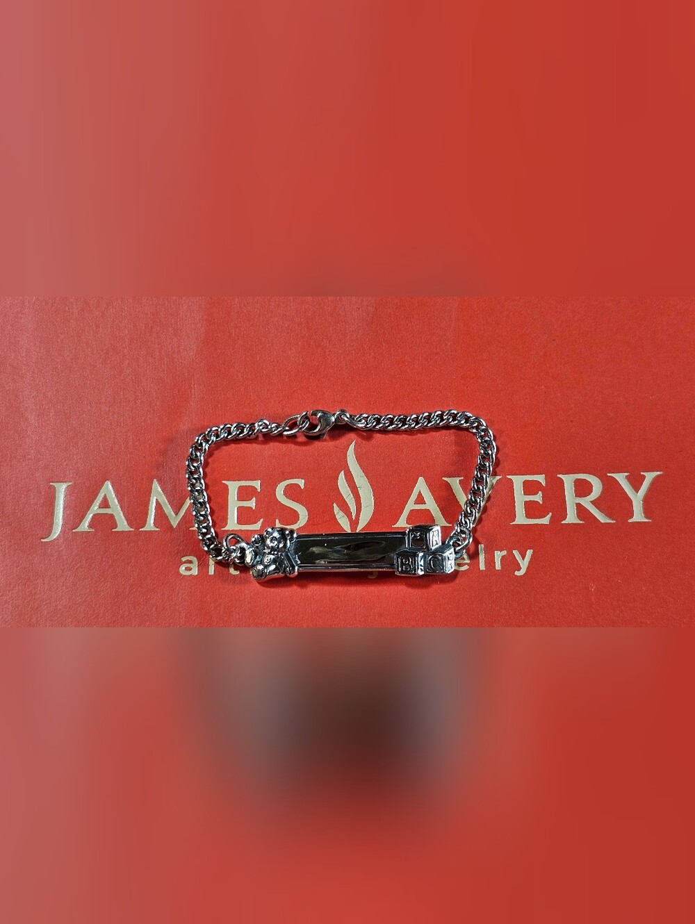 Retired James Avery Sterling baby bracelet